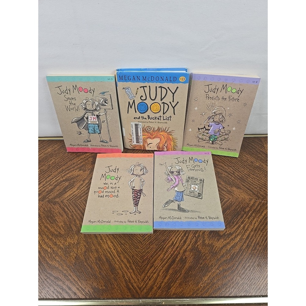 Judy Moody Book Lot Megan McDonald Scholastic Illustrated Paperbacks‎ 1 2 3 4 13
